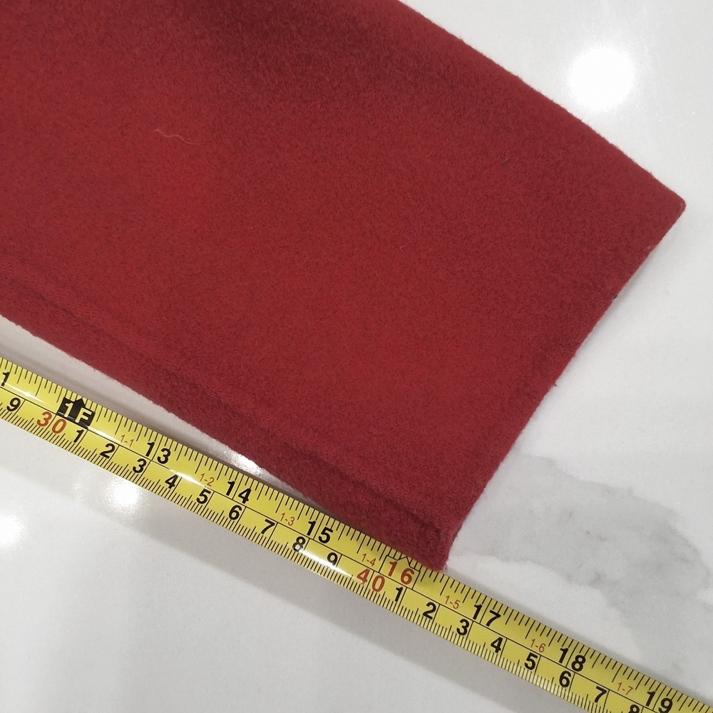 Eileen Fisher~Womens Wool Cashmere Jacket~Red Button Up~LagenLook Luxury~MED - Picture 8 of 8